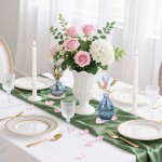 Suream Blue Small Vase, 3 Packs Decorative Bud Vases in Bulk for Centerpieces, Mini Vases for Rustic Wedding Floral Arrangements Home Decorations